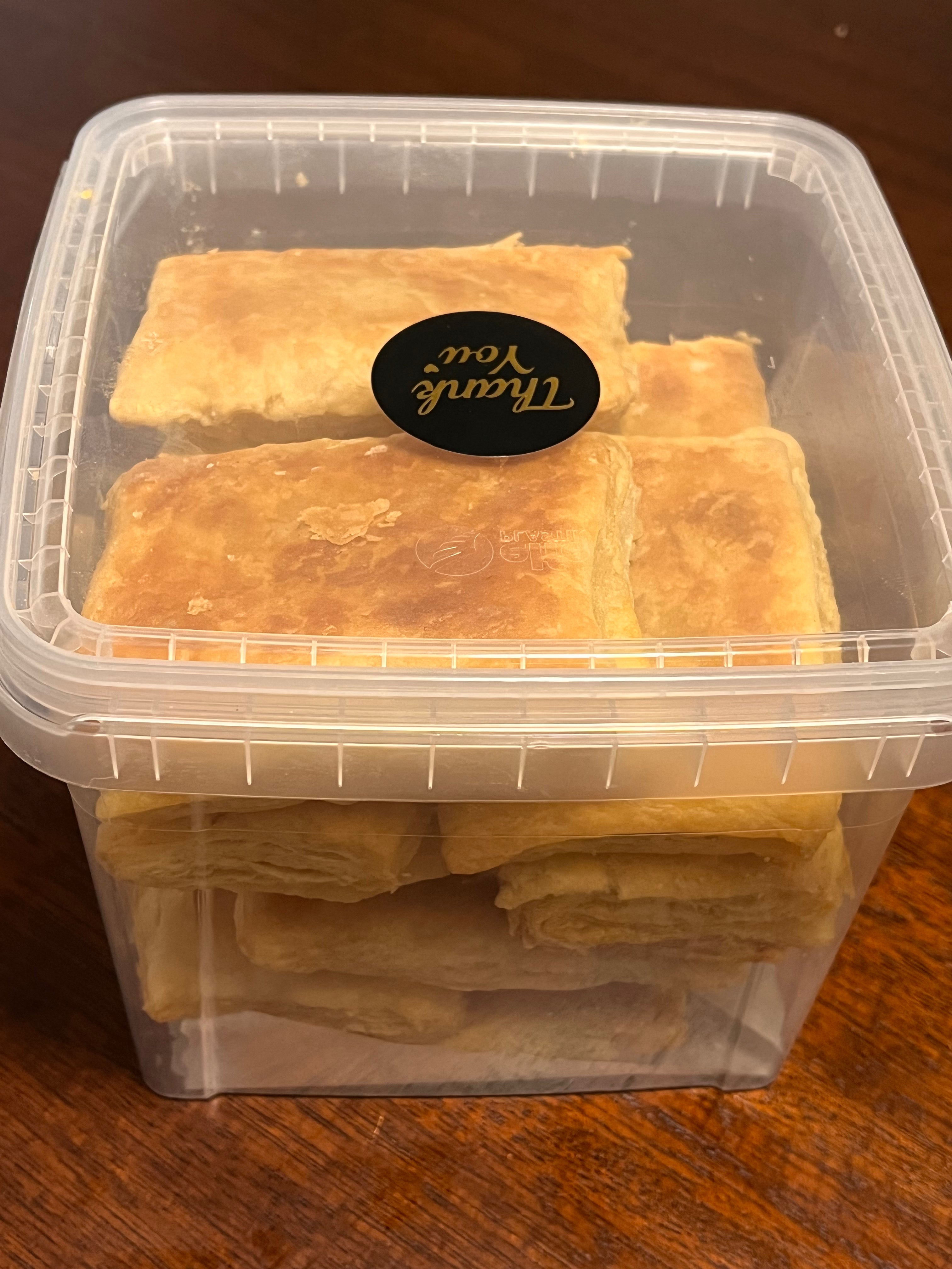 Dozen Haitian Puff Pastry Patties chicken fillings