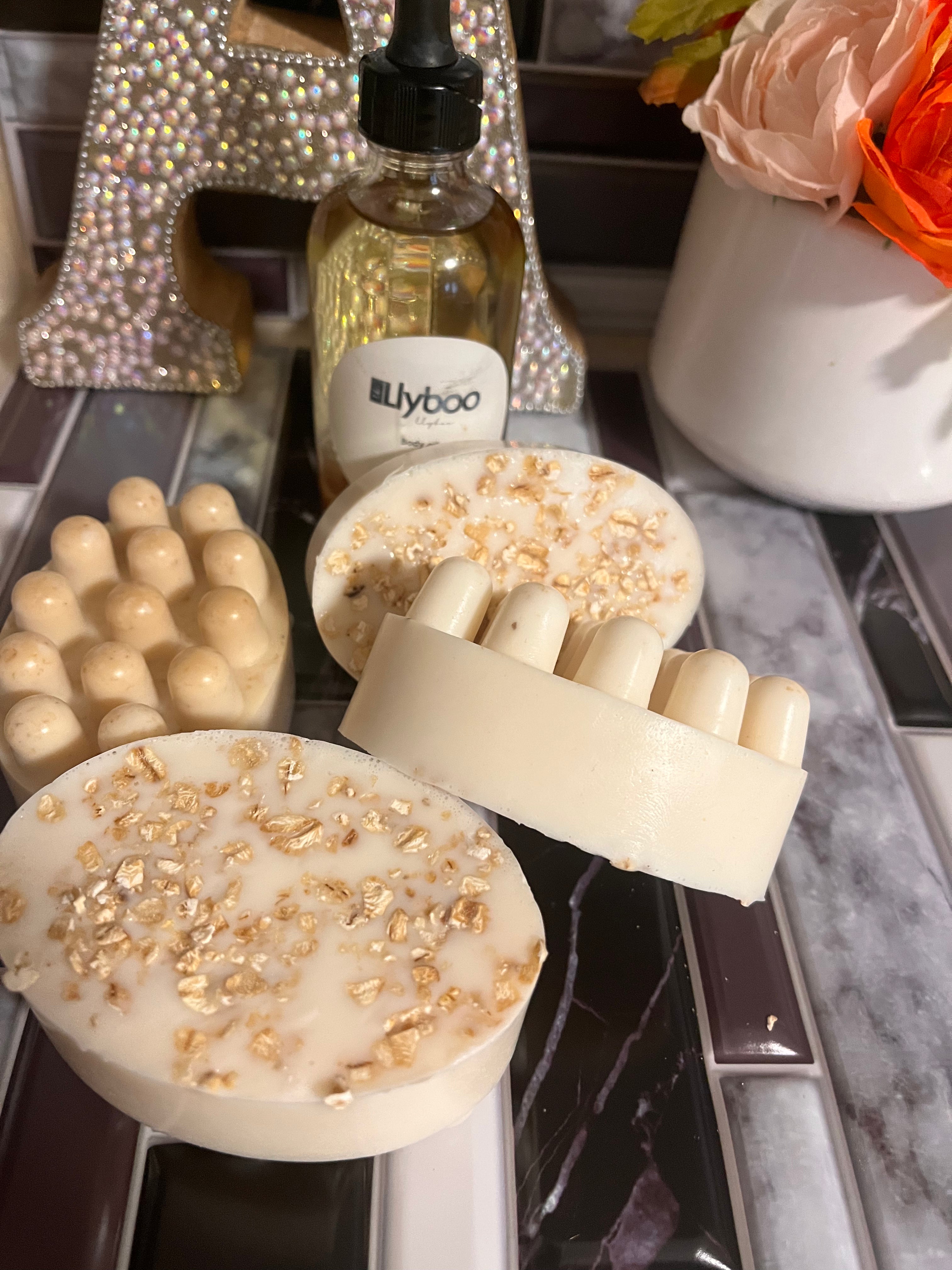 Body Oil & two eczema soap