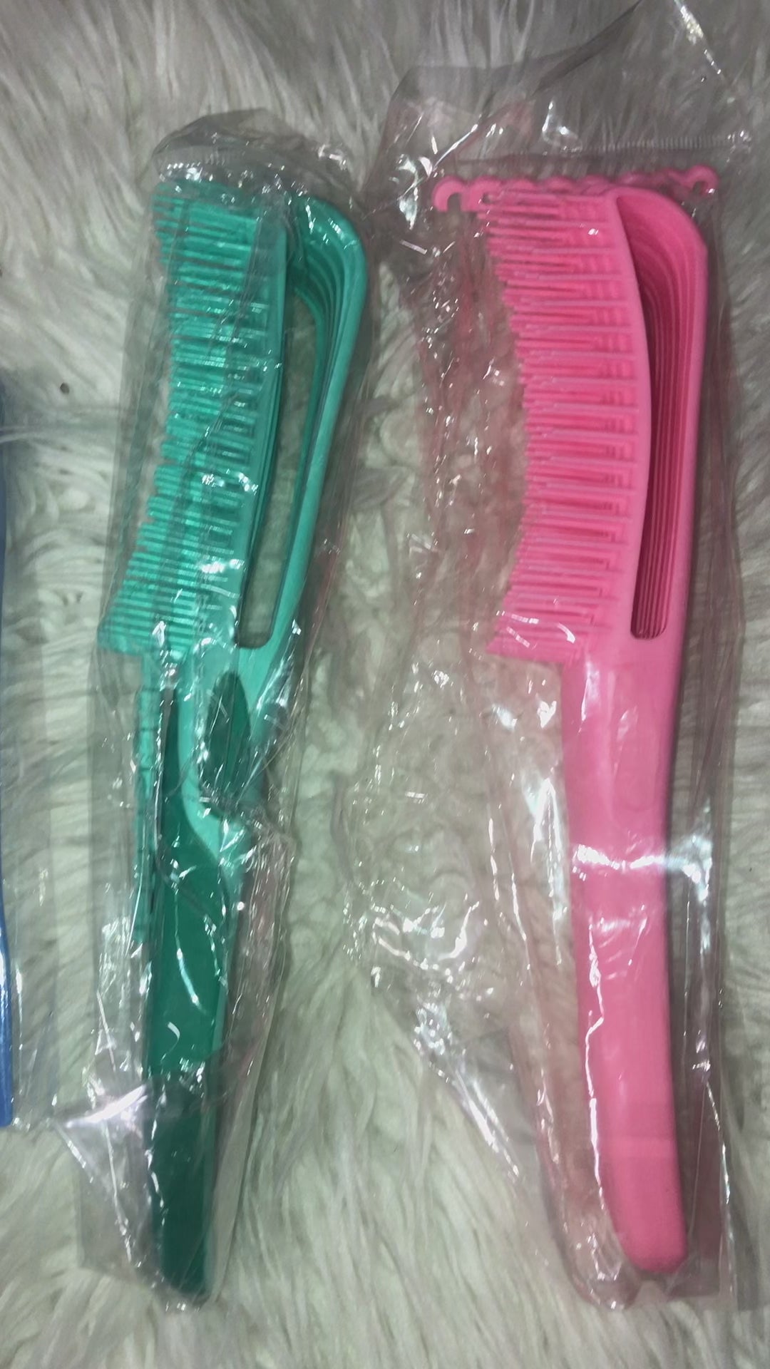 Detangling Brush for Afro America/ African Hair Textured 3a to 4c Kinky Wavy/ Curly/ Coily/ Wet/ Dry/ Oil/ Thick/ Long Hair, Knots Detangler Easy to Clean (Pink, Green)