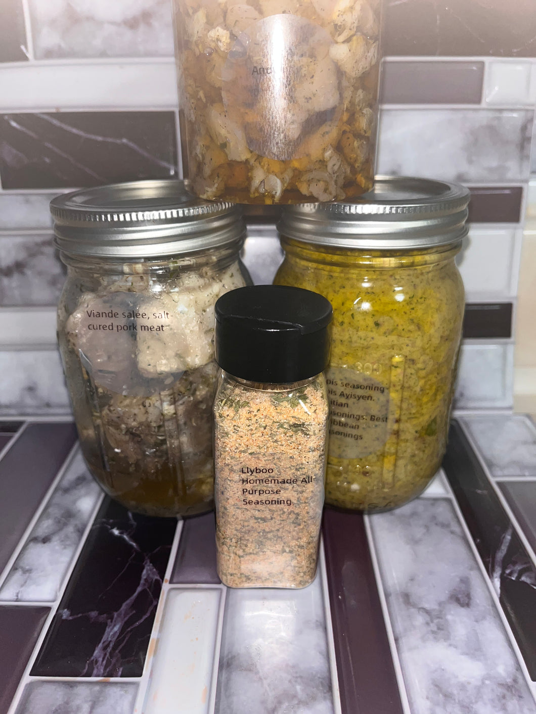 My taste combo epis, Andwi,llyboo dried seasoning & Viande salée