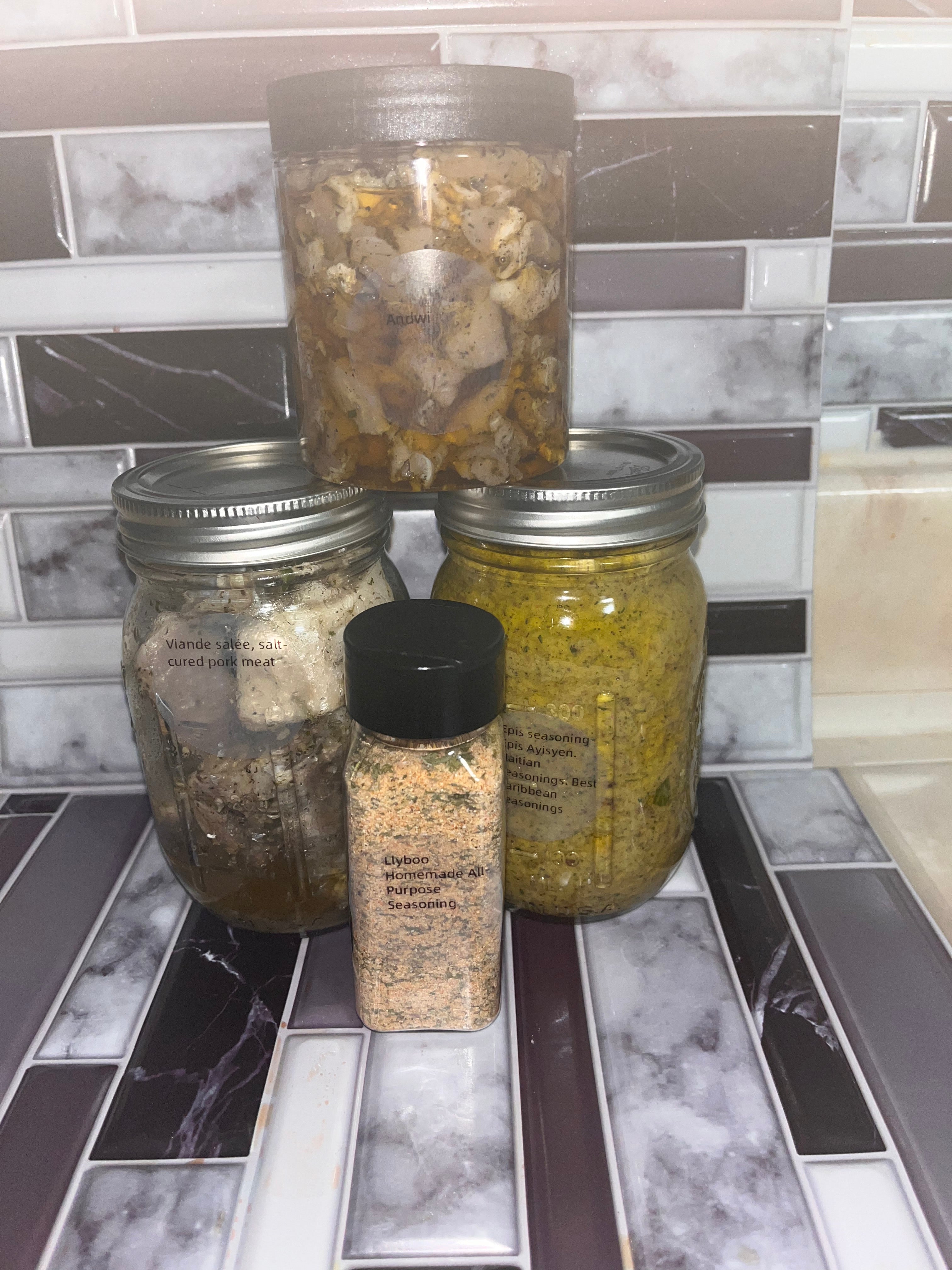 My taste combo epis, Andwi,llyboo dried seasoning & Viande salée