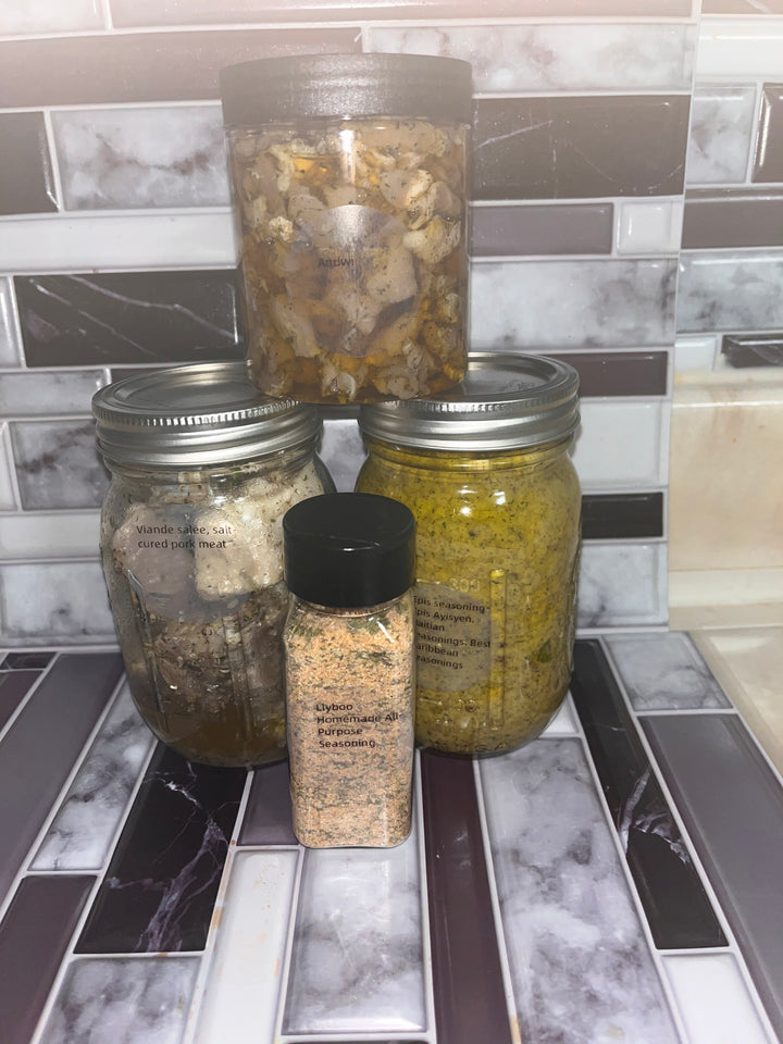 My taste combo epis, Andwi,llyboo dried seasoning & Viande salée