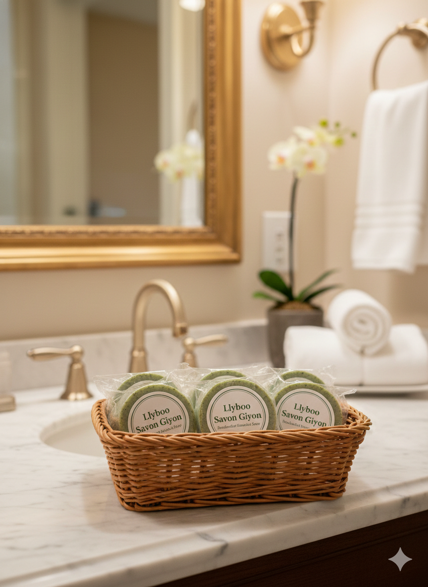 Llyboo Savon Giyon Handcrafted Botanical Soap - All-Natural Green Herb Cold Process Bar Soap