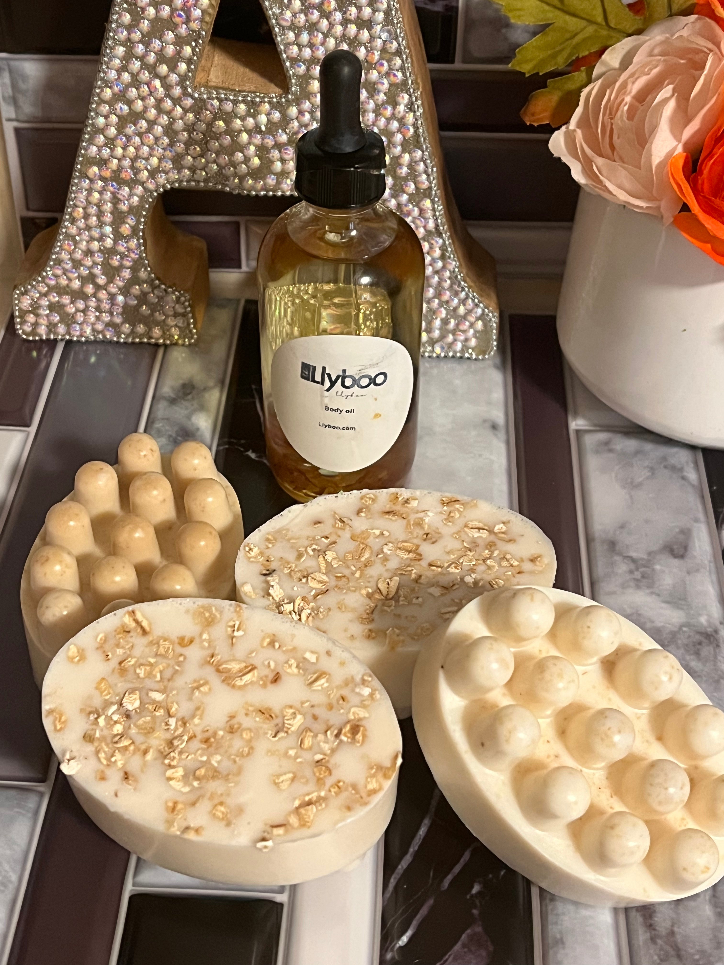 Body Oil & two eczema soap