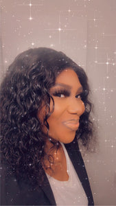 Water wave curly hair