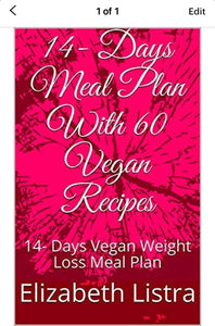 14 days meal plan digital product